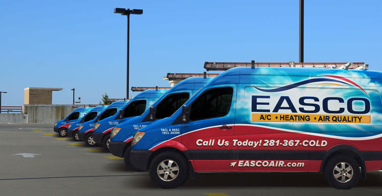 Easco Air Conditioning and Heating Trucks